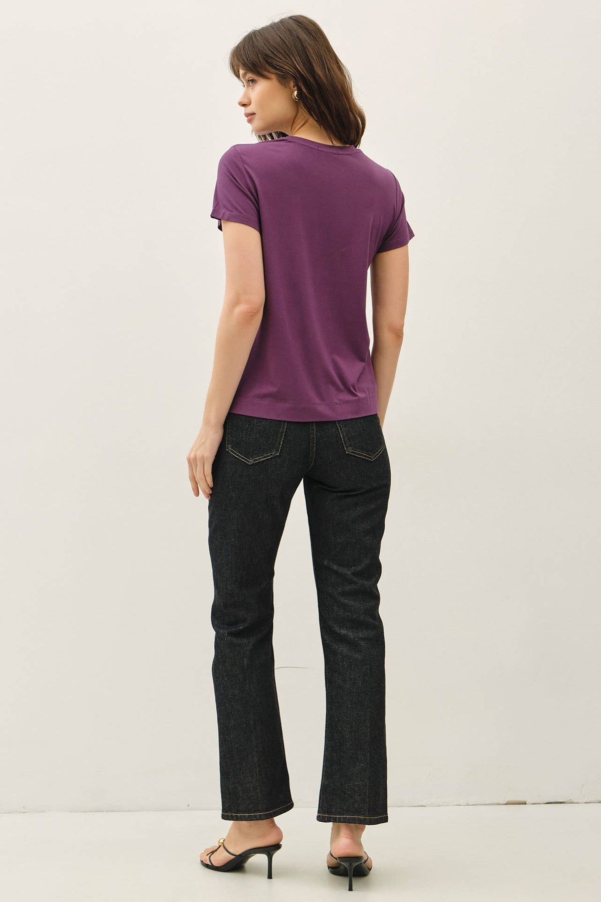 Bamboo/Modal Basic Round Neck T-Shirt