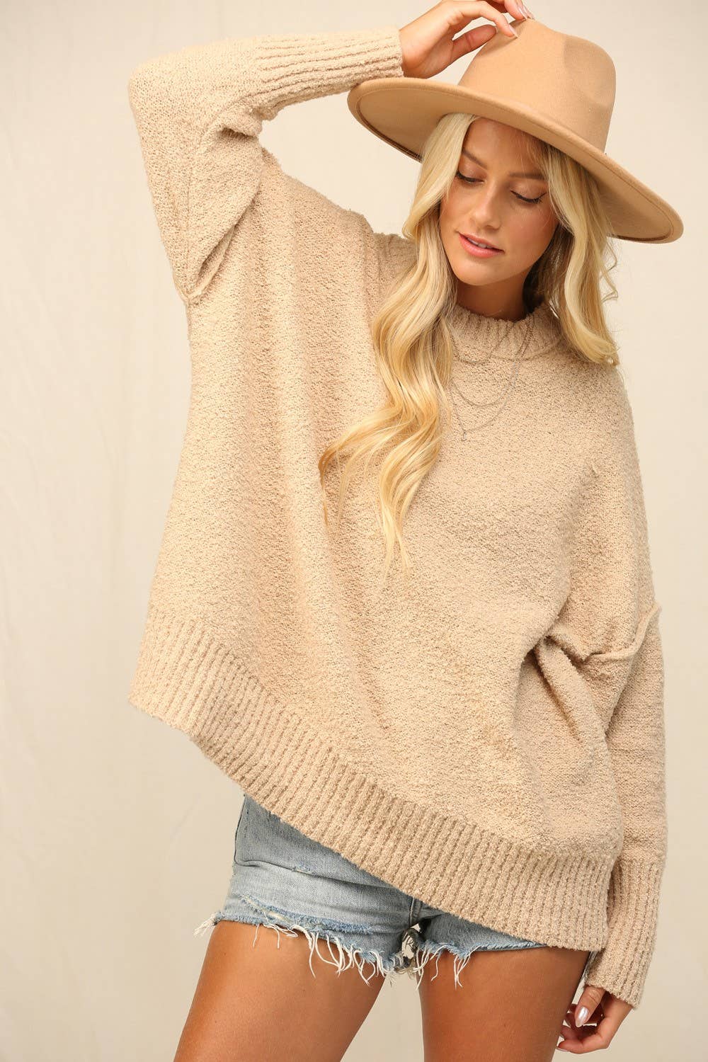 Exposed Seam Sweater