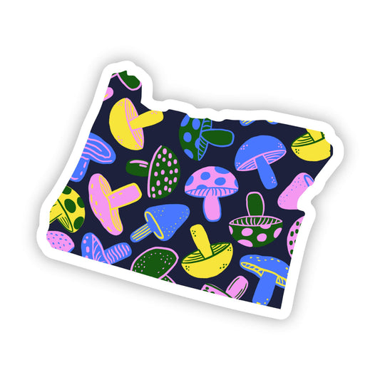 Oregon Sticker - Mushroom