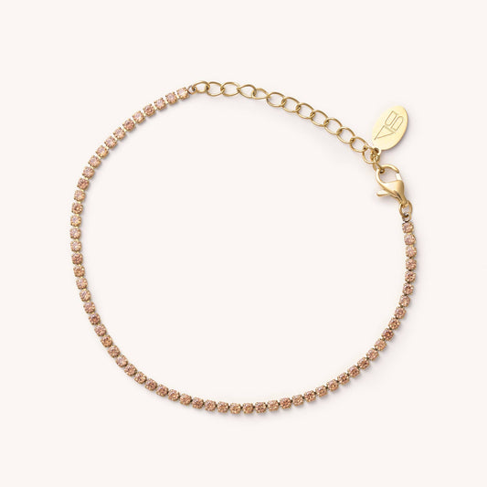 Mocha Micro Tennis Bracelet