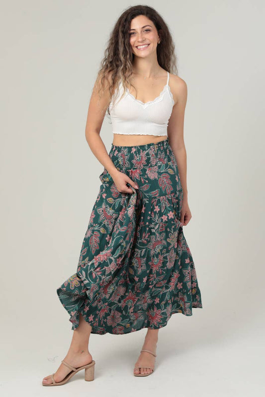 Floral Maxi Skirt