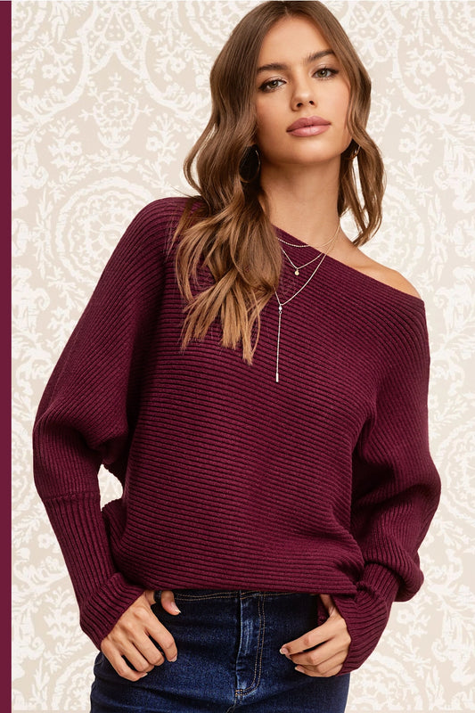 Deep Maroon Sweater