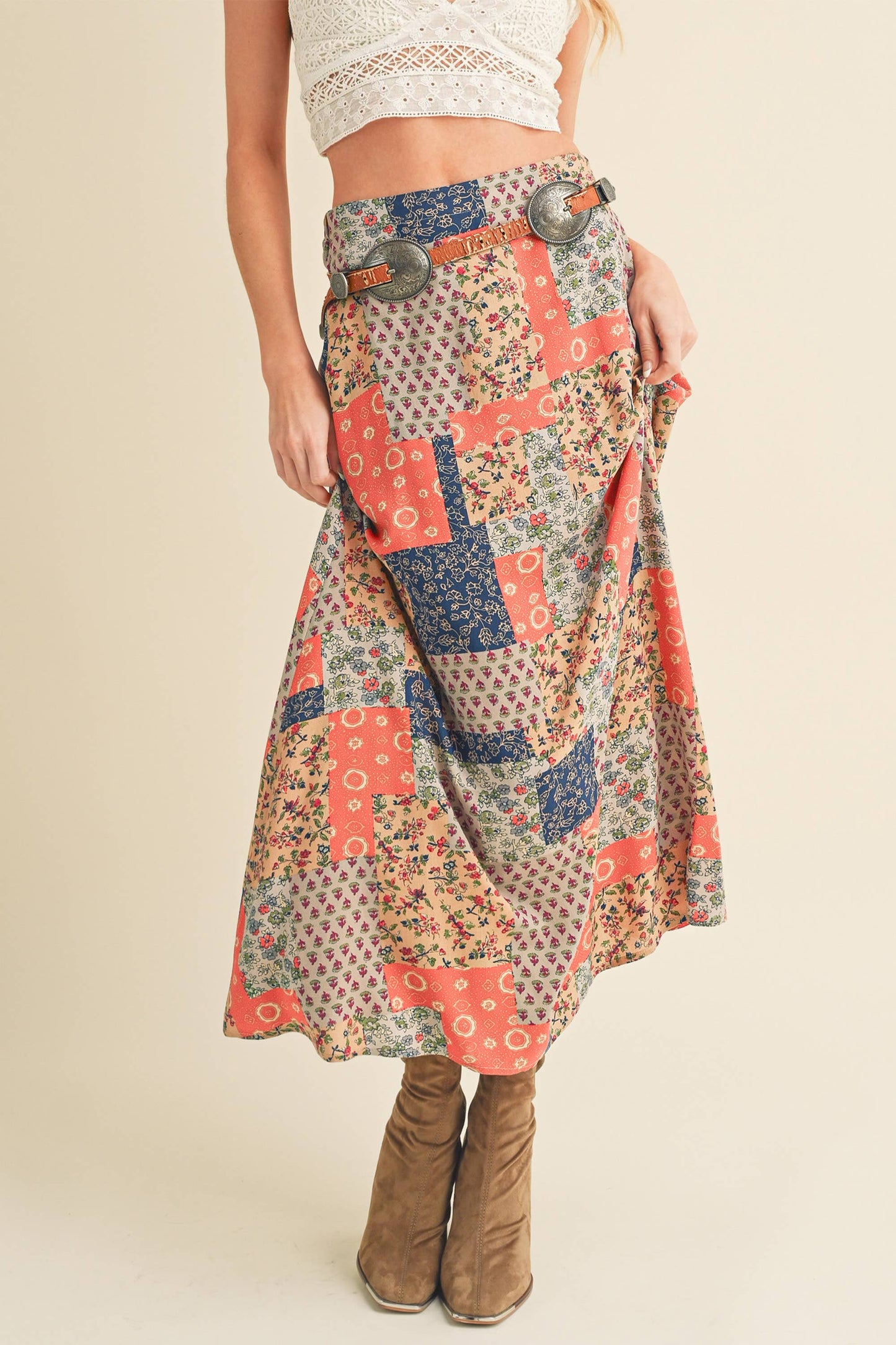 The Bradyn Print Skirt