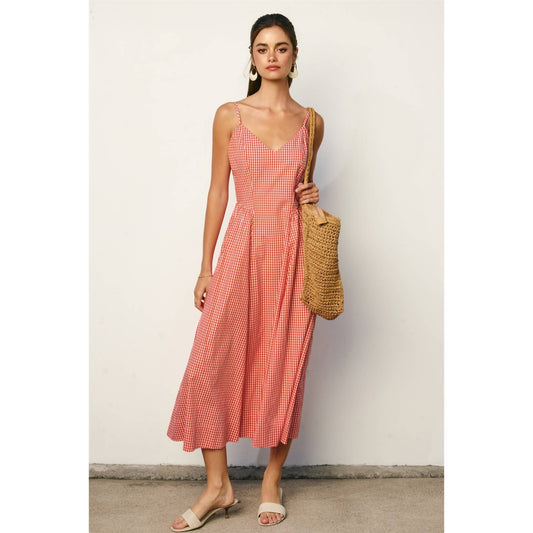 Jardin d Amour Gathered Hip Midi Dress