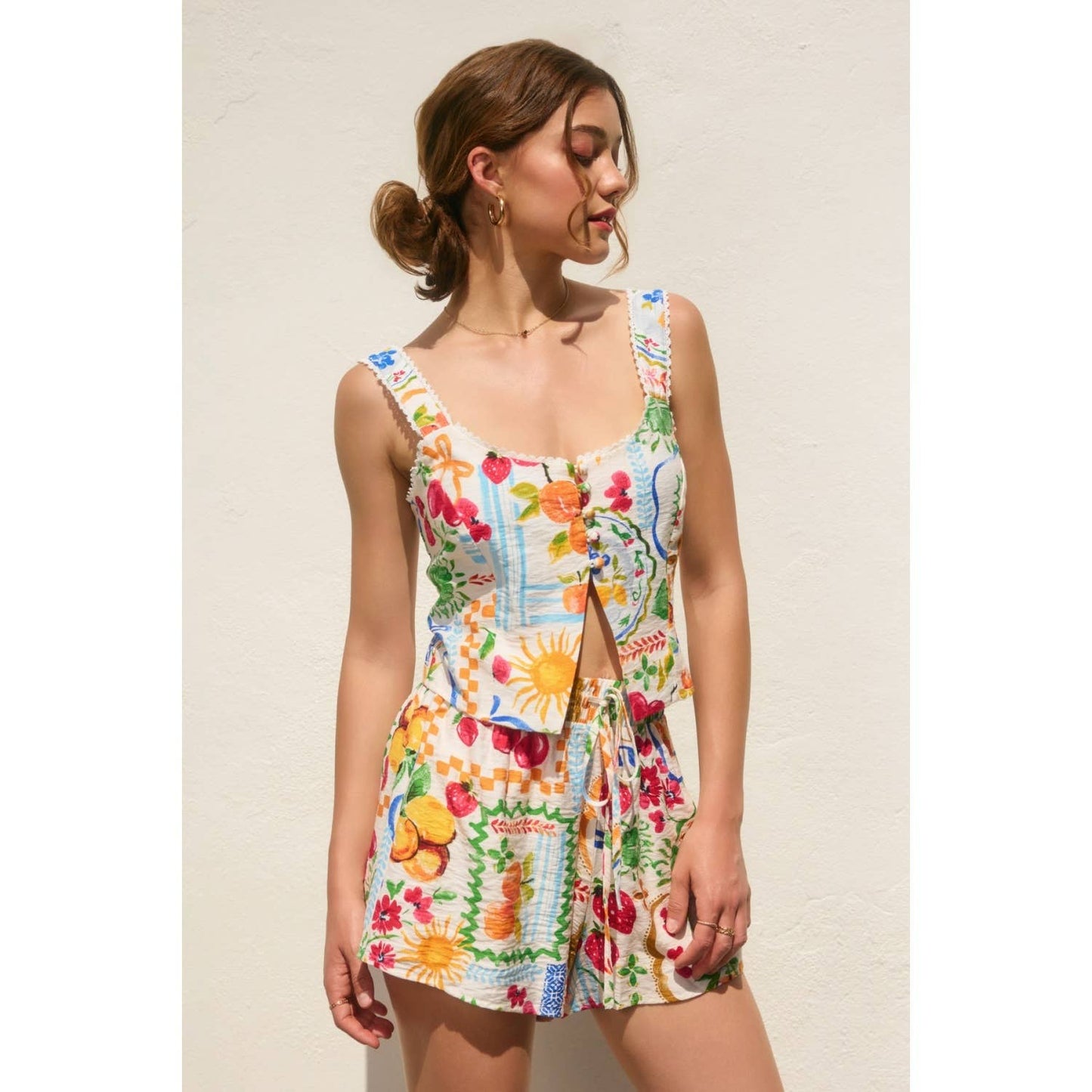 Sweetest Thing Lace Trim Tank Top