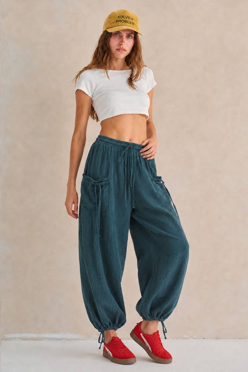 Vintage Gauze Jogger Pants