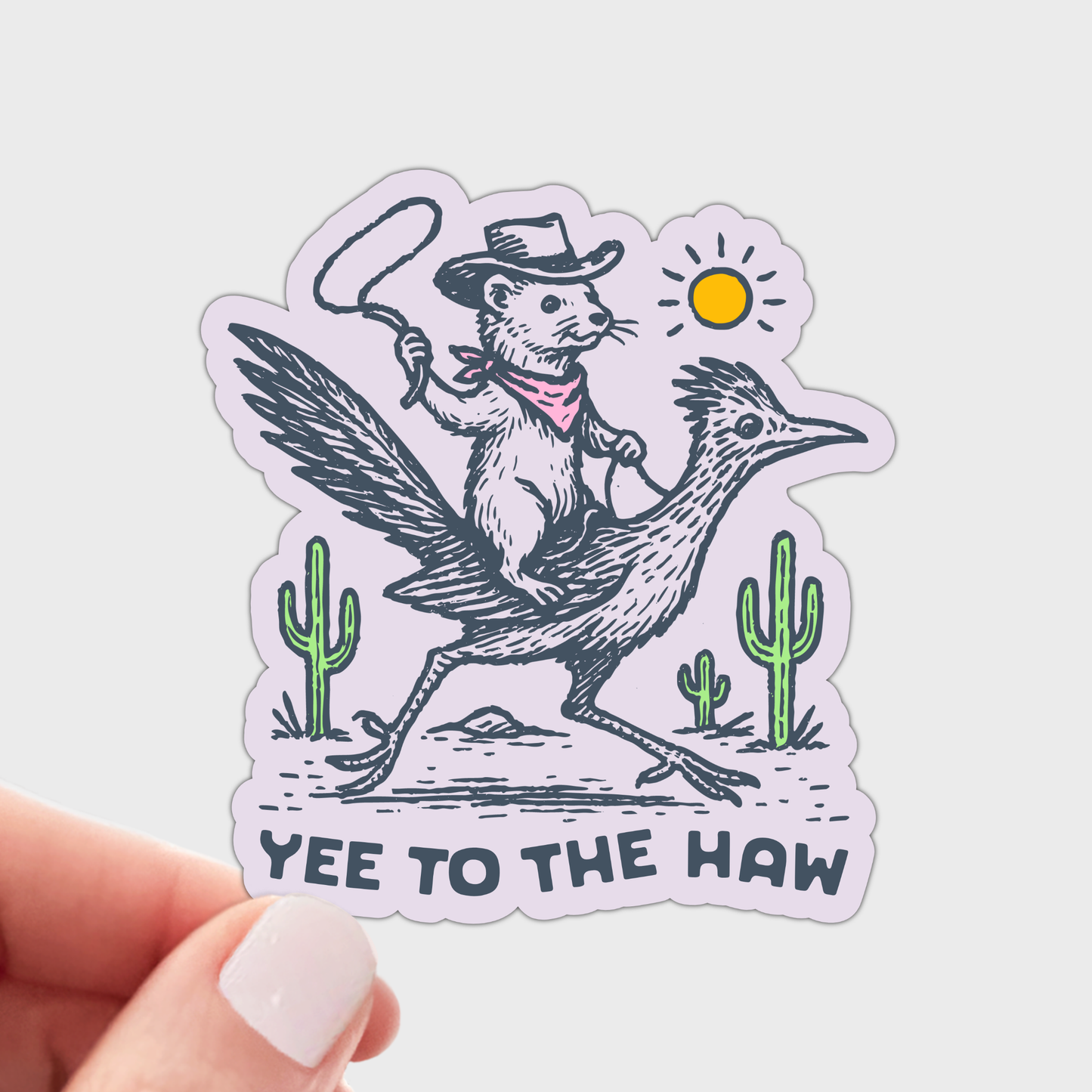 Yee to the Haw Sticker