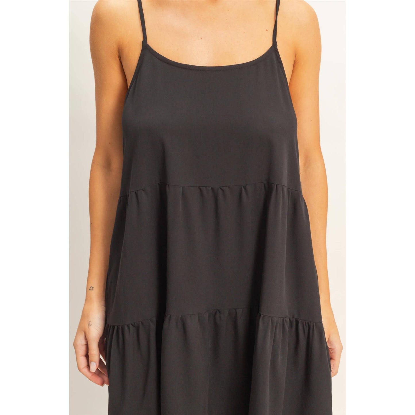 Tiered Spaghetti Strap Dress