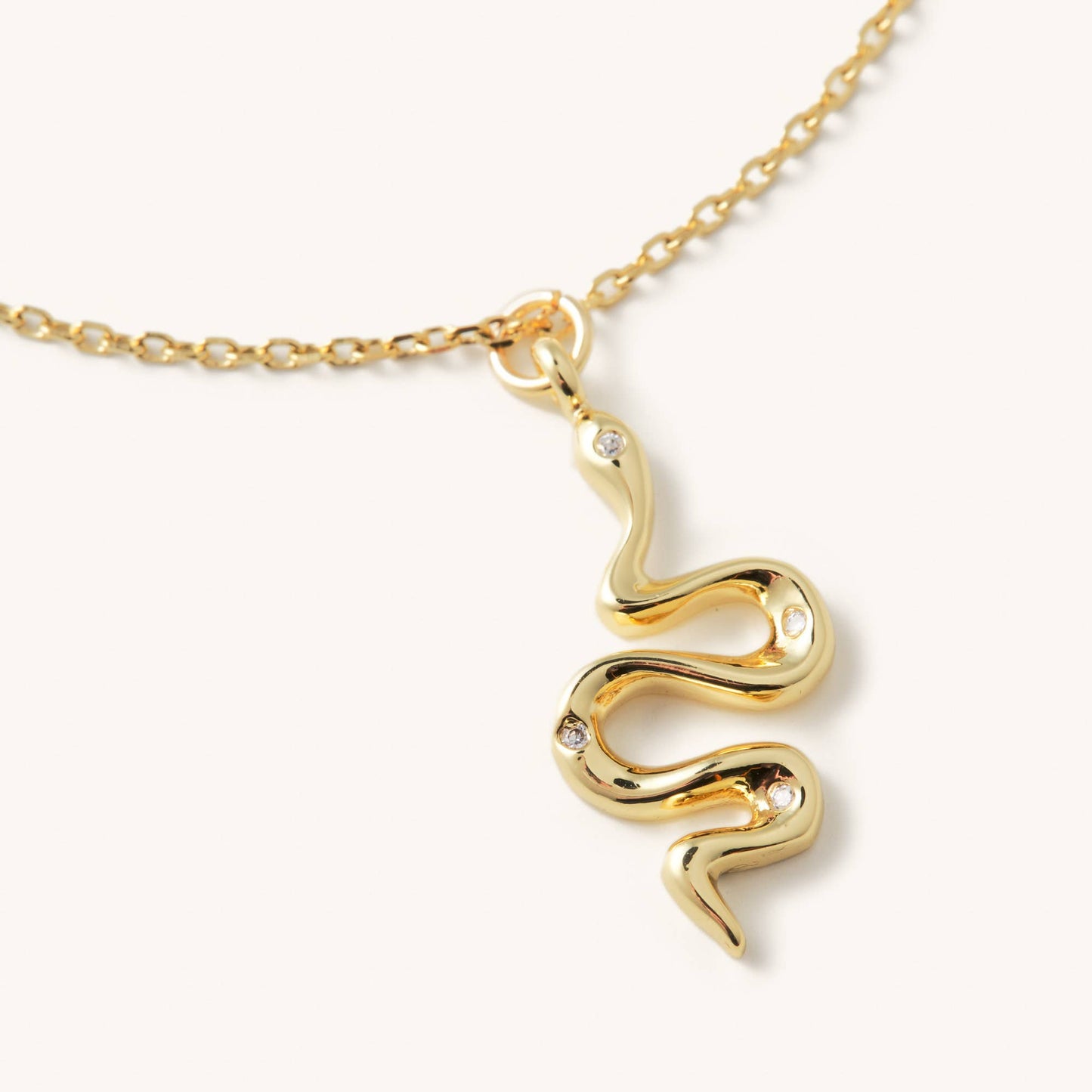 Gold Snake Necklace