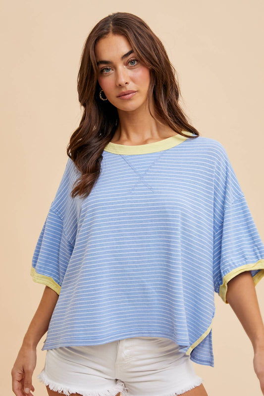 Cotton Striped Tee