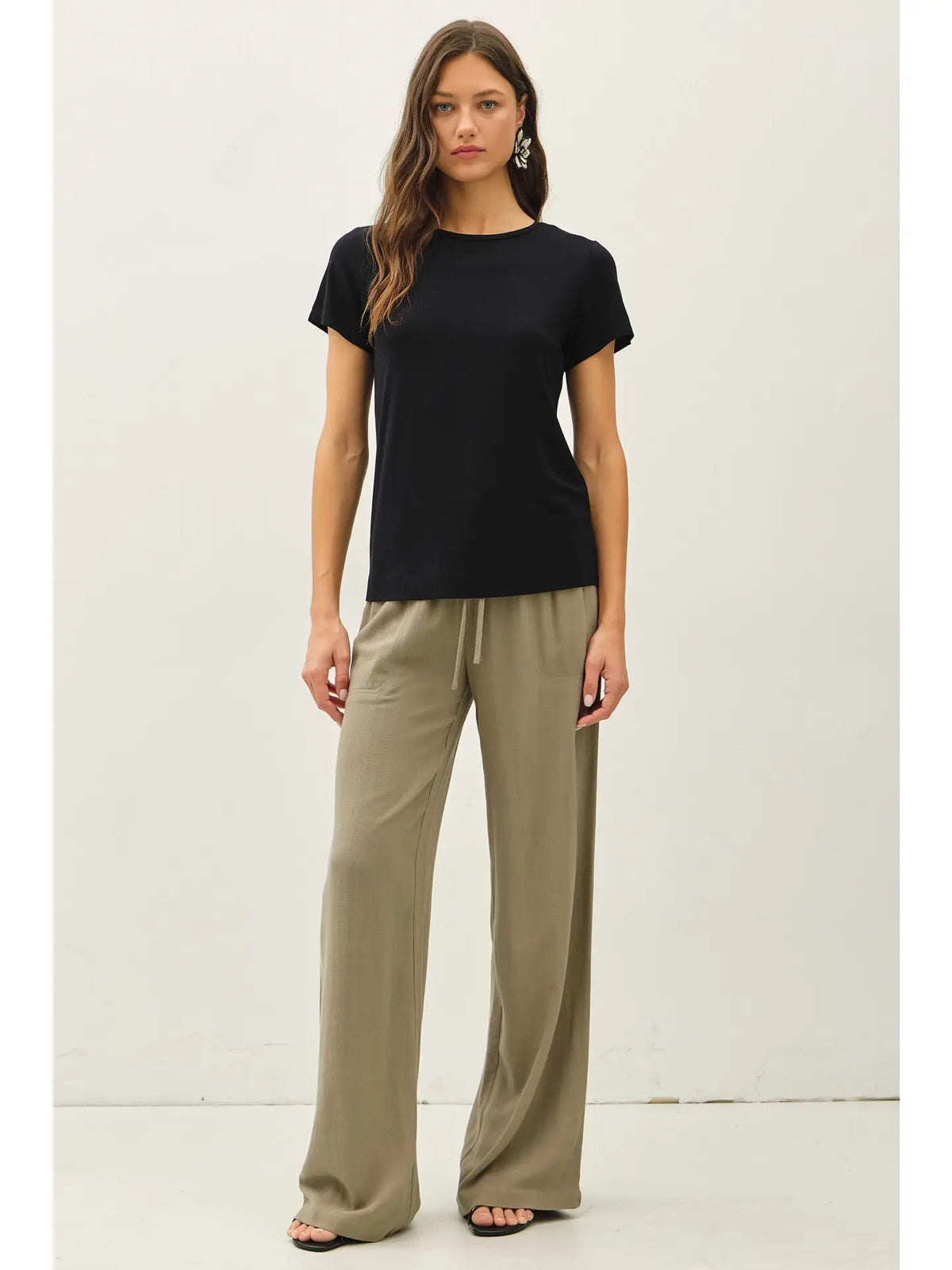 Bamboo/Modal Basic Round Neck T-Shirt