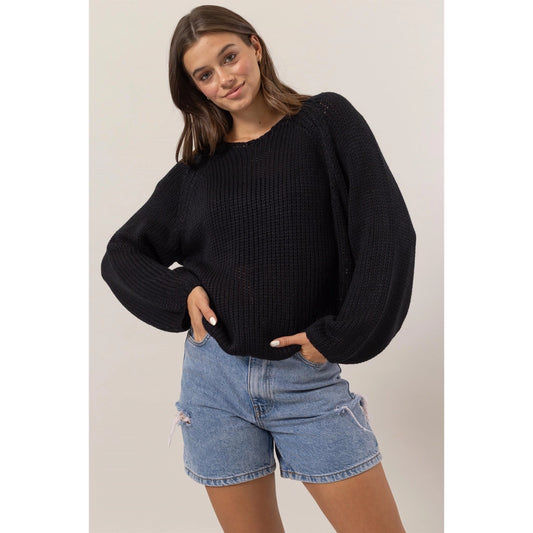 Ribbed Sweater Pullover