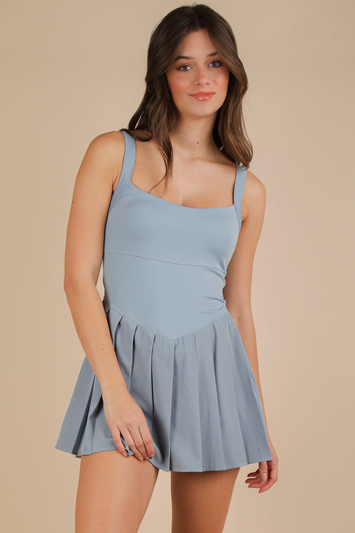 Pleated Skirt Activewear Dress