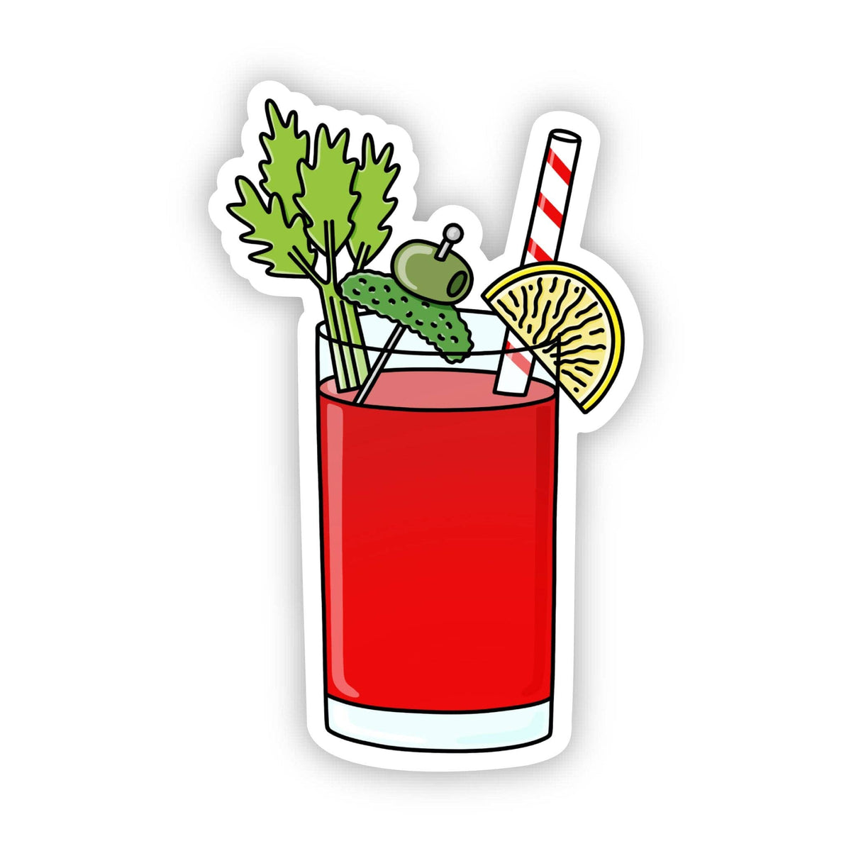 Bloody Mary Cocktail Sticker