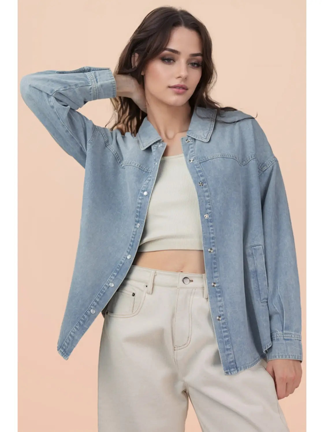 Denim Button Down Shirt