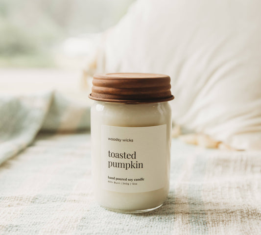Fallen Leaves Fall Candle