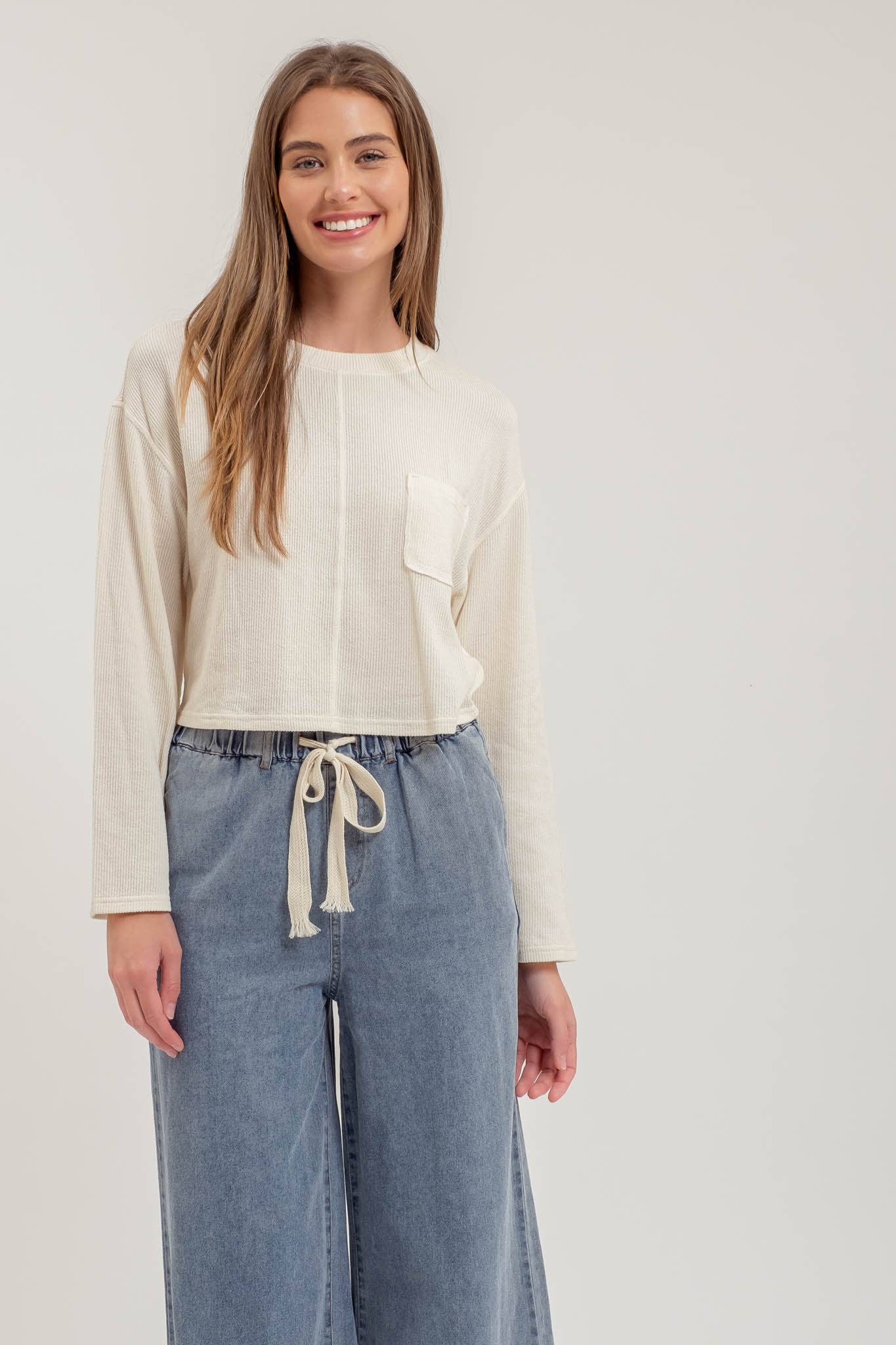 Long Sleeve Knit Top