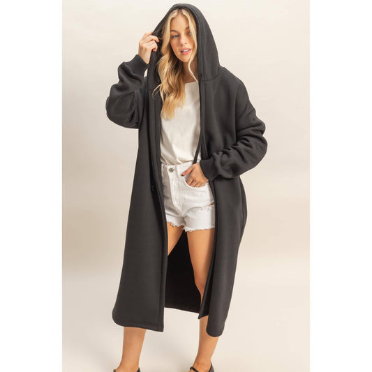 Fleece French Terry Hood Coat (COMING DECEMBER)