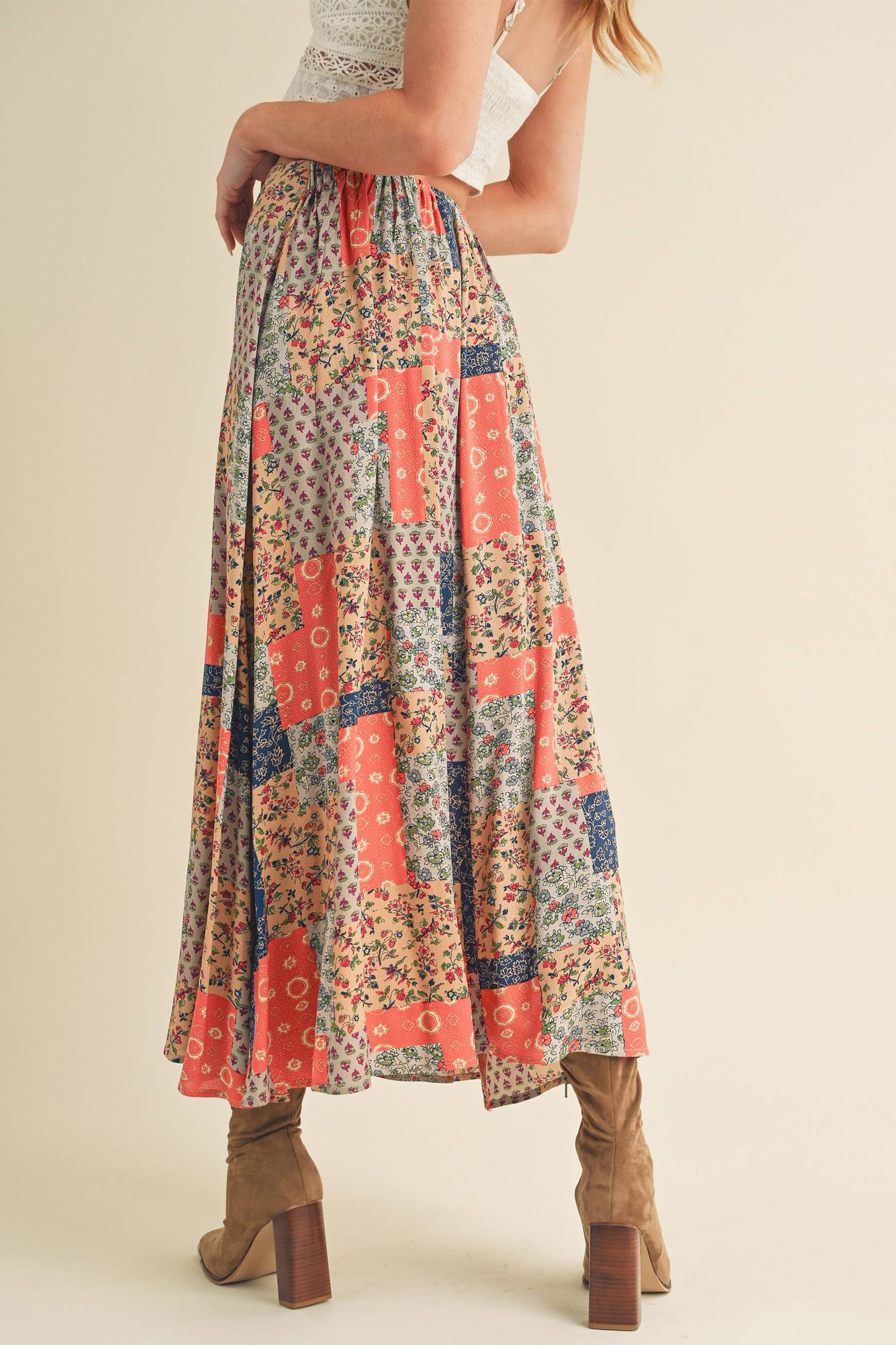 The Bradyn Print Skirt