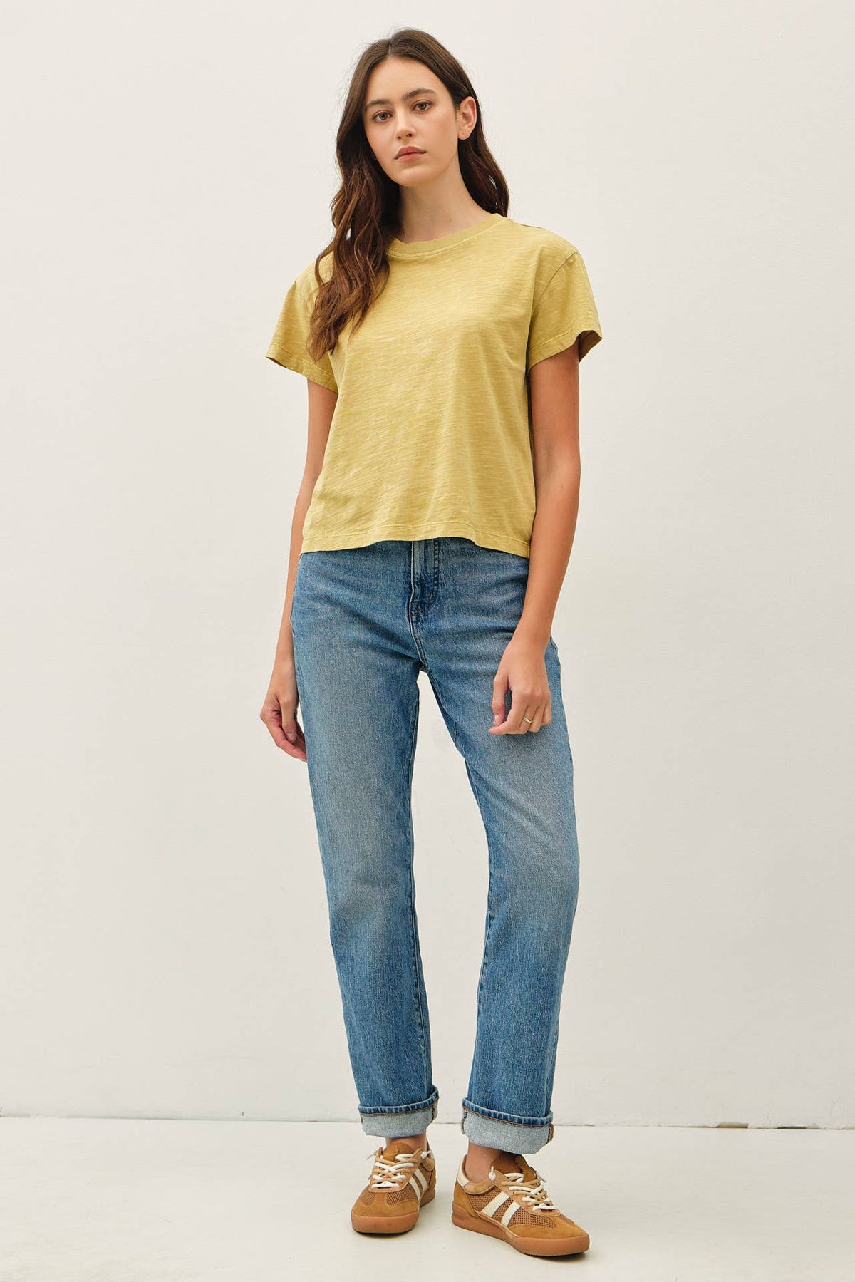 Basic Cotton Crop Tee