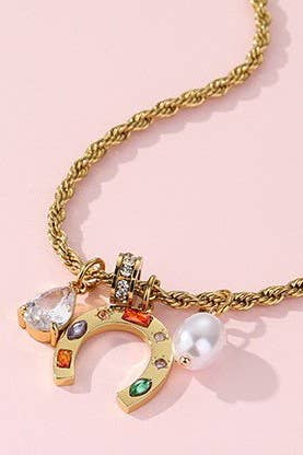 Horseshoe Charm Necklace