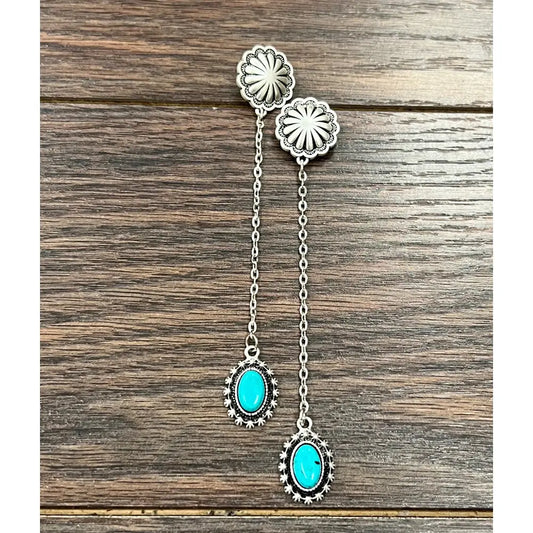 Turquoise Post Earrings