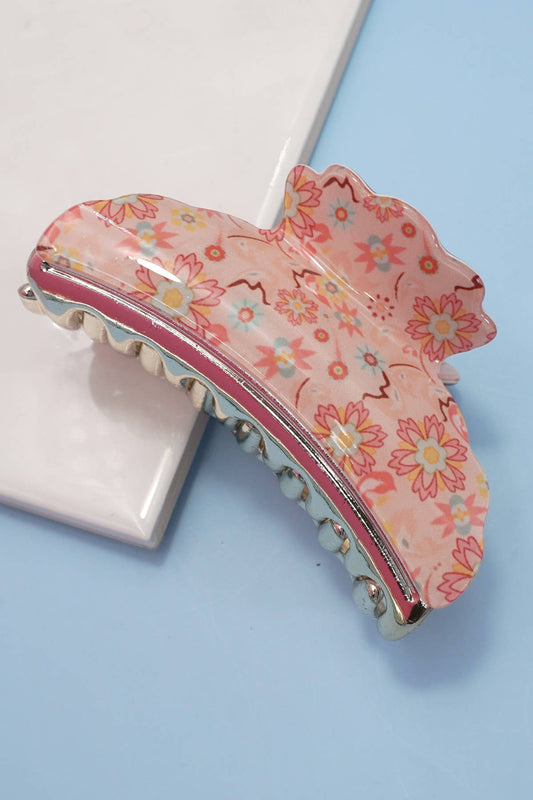 Floral Flower Cottagecore Hair Claw Clip