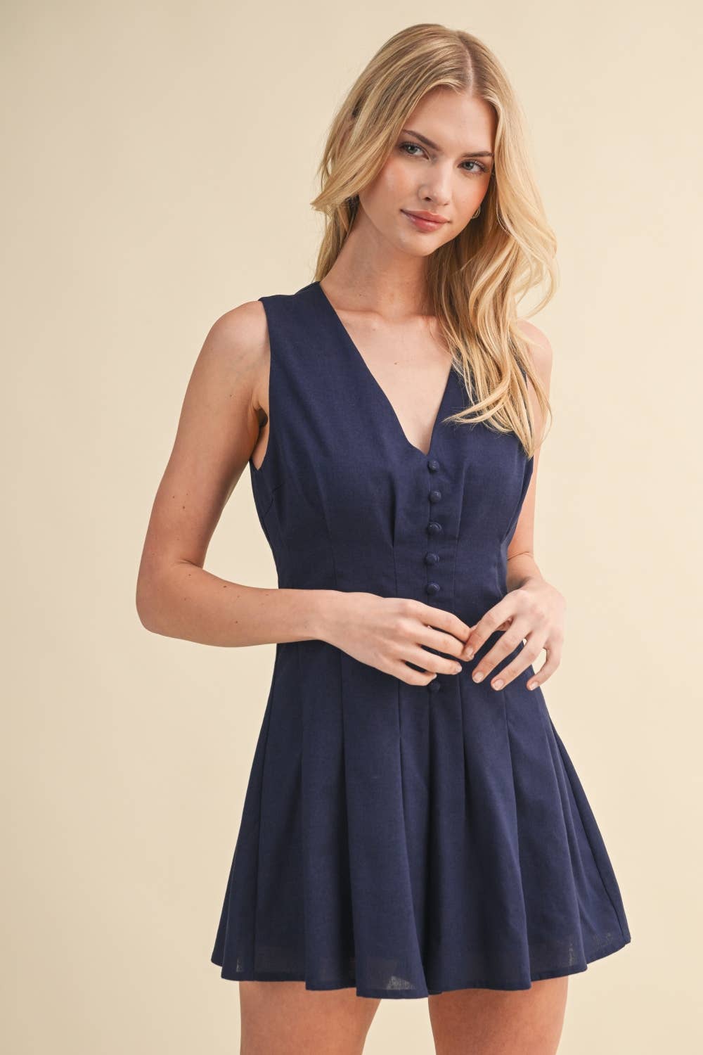 Pintuck Lined Romper