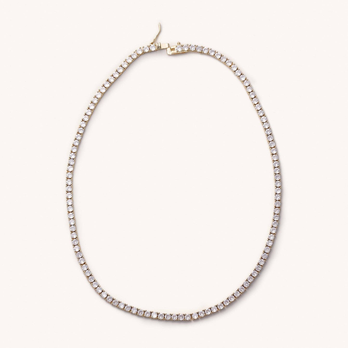 Gigi Tennis Necklace- 18"