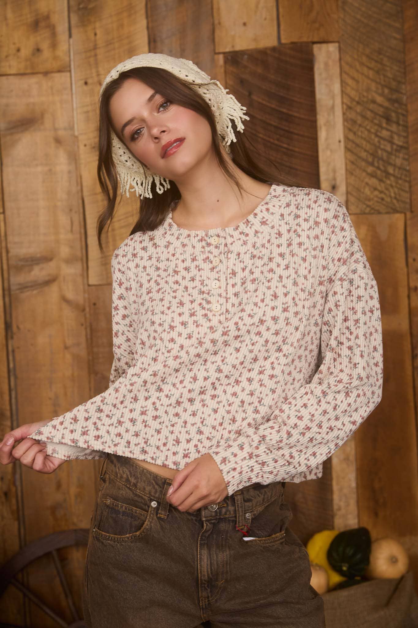 Floral Long Sleeve Top