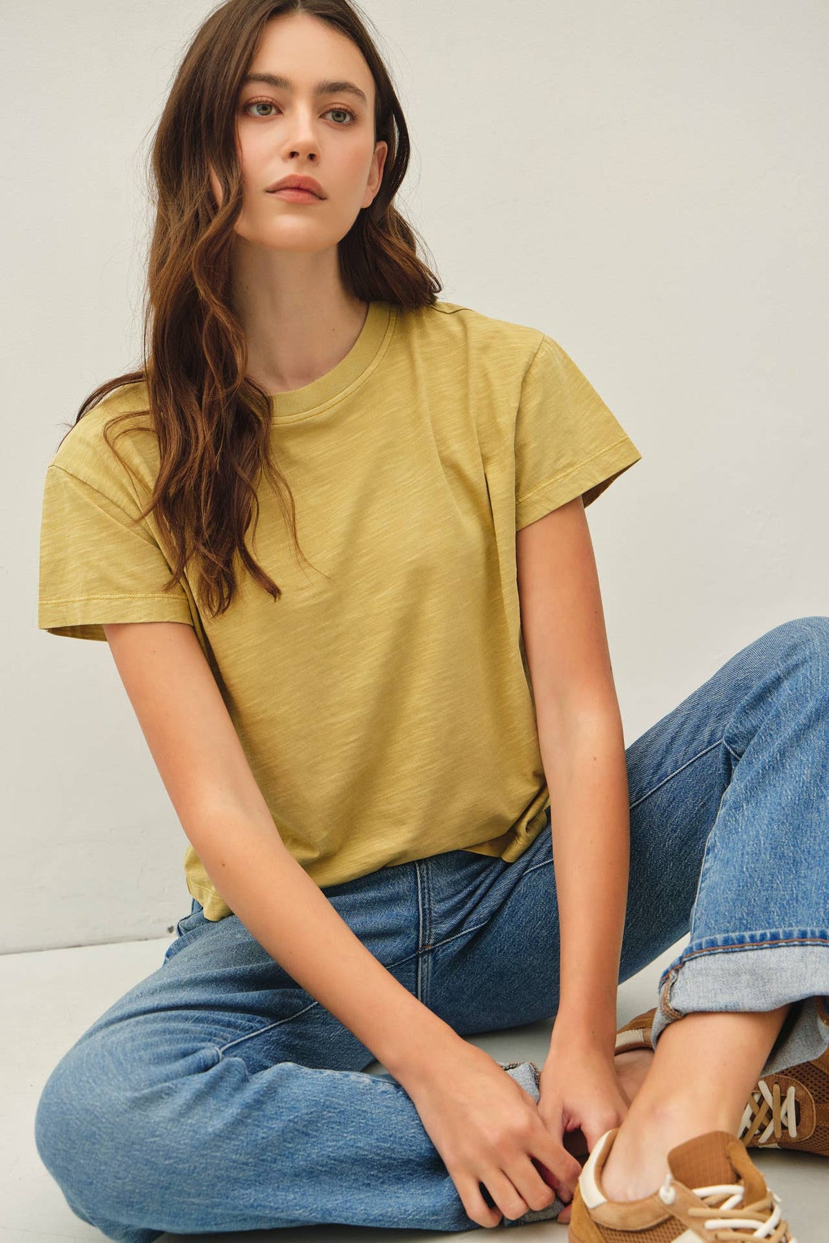 Basic Cotton Crop Tee