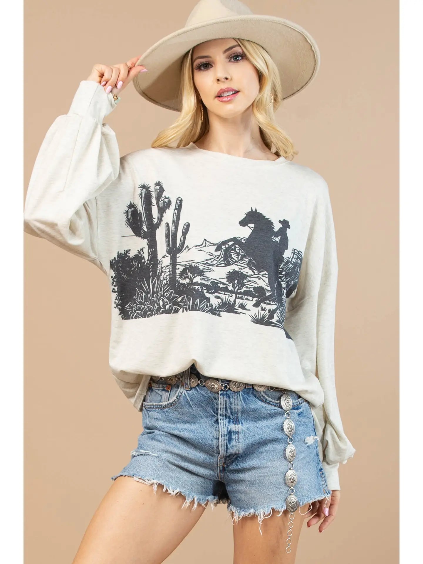 Western Graphic Sweatshirt