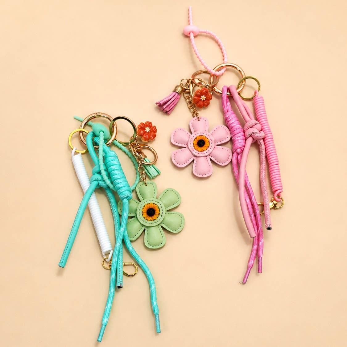 Flower Rope Bag Charm