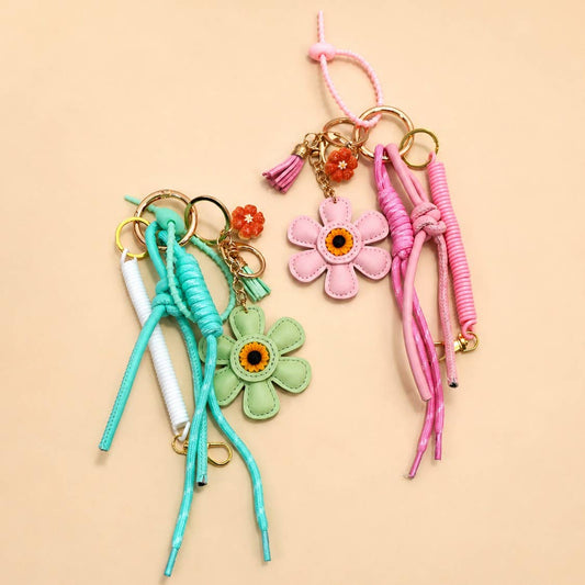 Flower Rope Bag Charm
