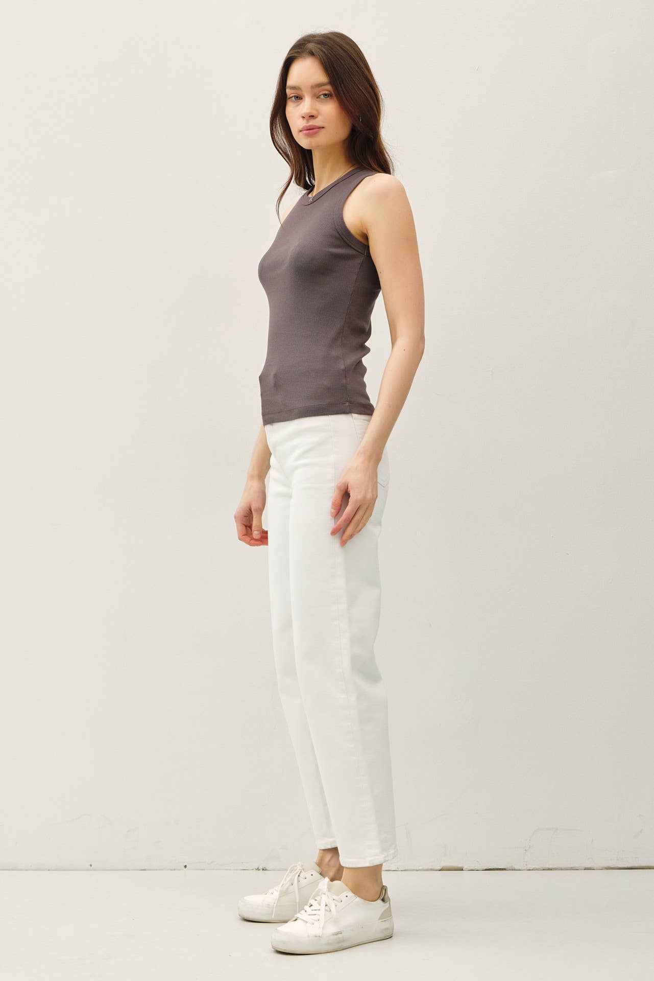 Basic Cotton Round Neck Tank