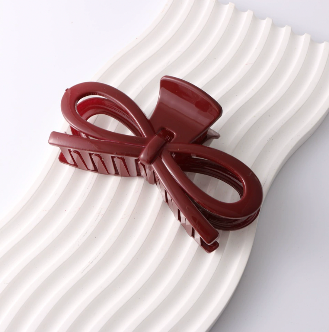 Jumbo Bow Claw Clip