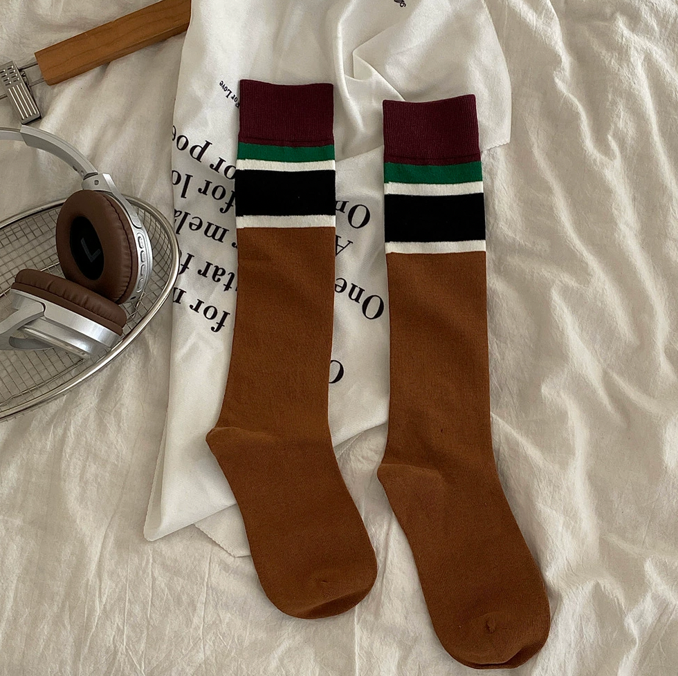 Modern Color Block Socks (JOKU)