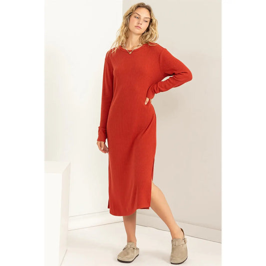 Long Sleeve Midi Dress