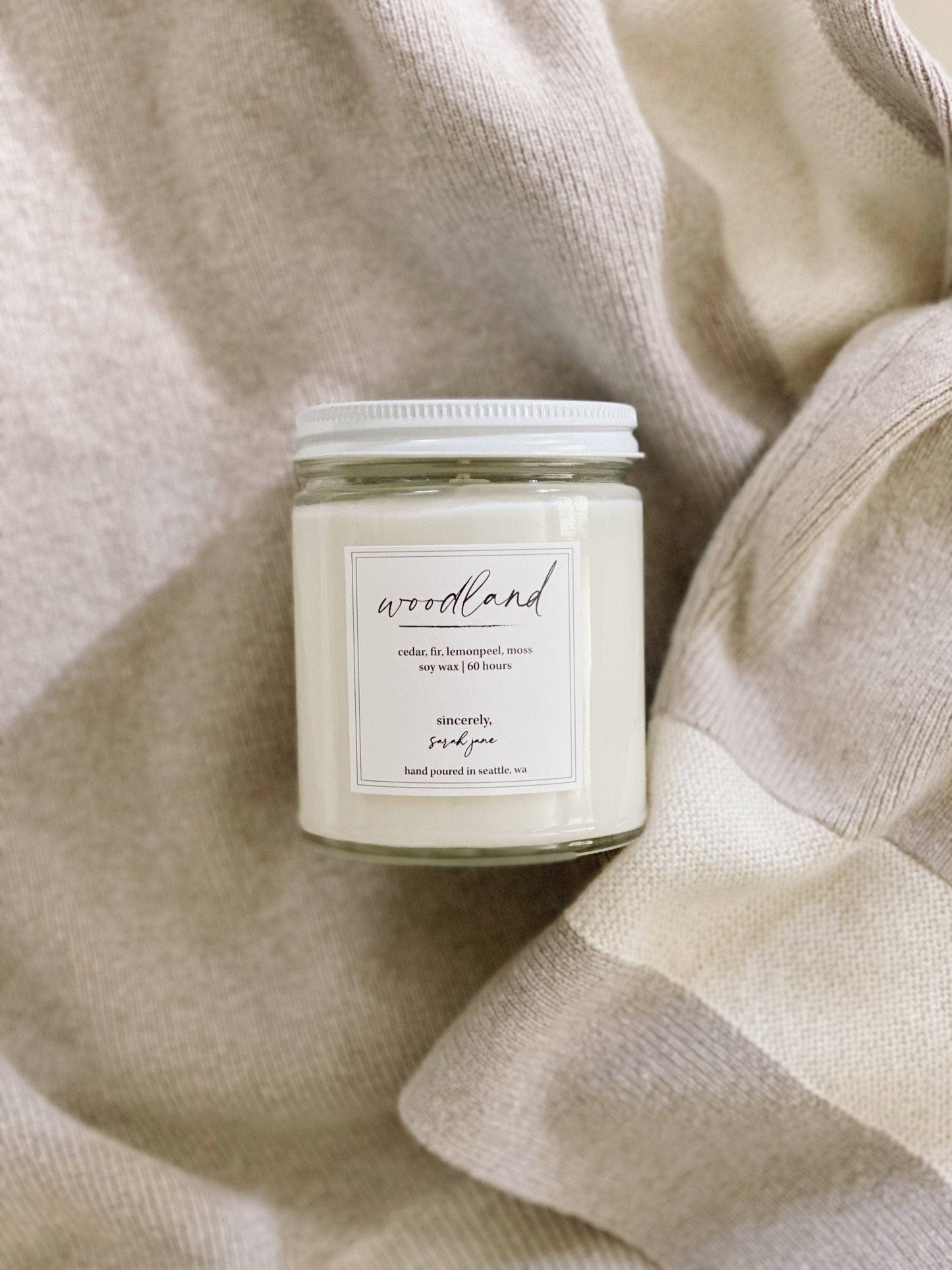 Woodland Candle - Cedar, Fir, Moss,  Lemonpeel