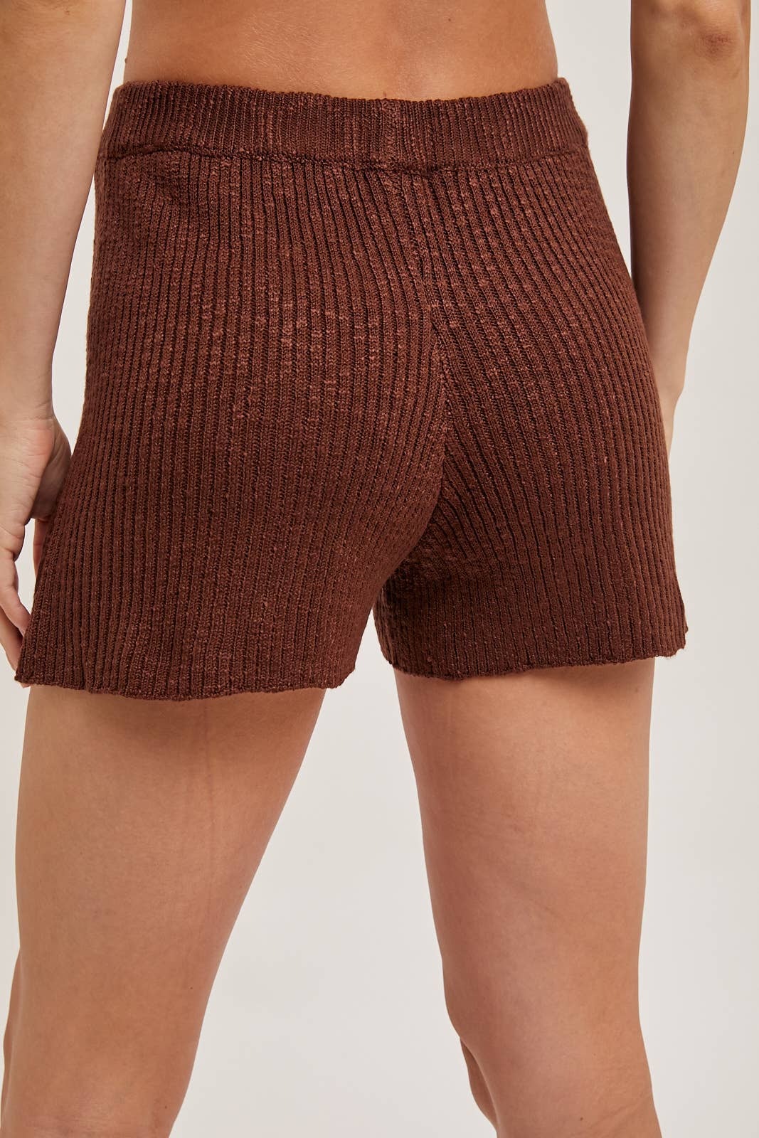 Side Slit & Short Sweater Set