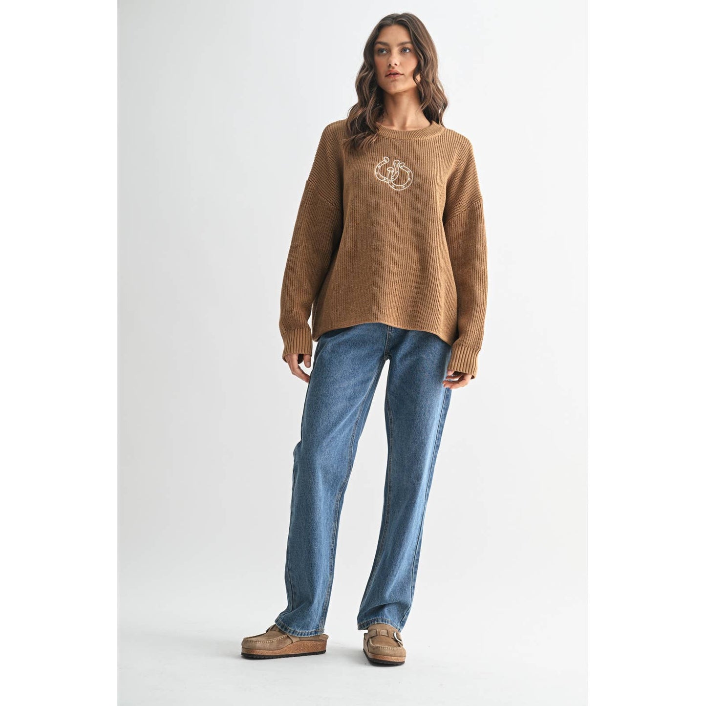 Double Horseshoe Knit Sweater