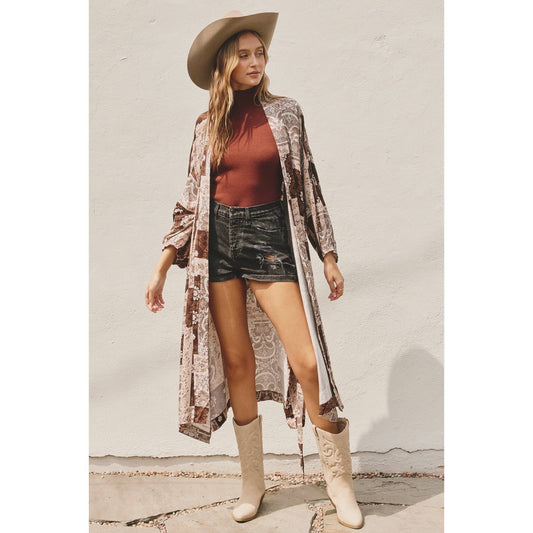 Floral Patchwork Kimono