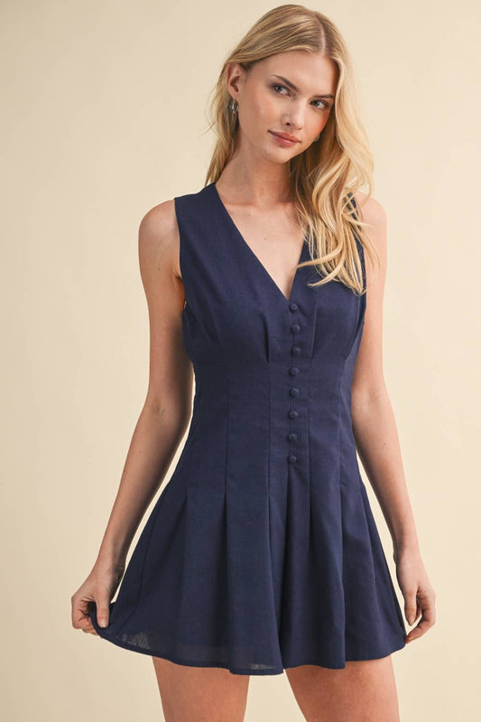 Pintuck Lined Romper