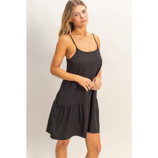 Tiered Spaghetti Strap Dress