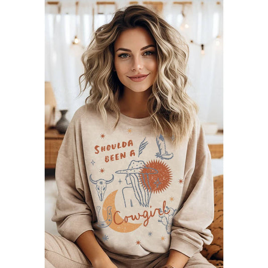 Cowgirl Mineral Graphic Sweatshirt