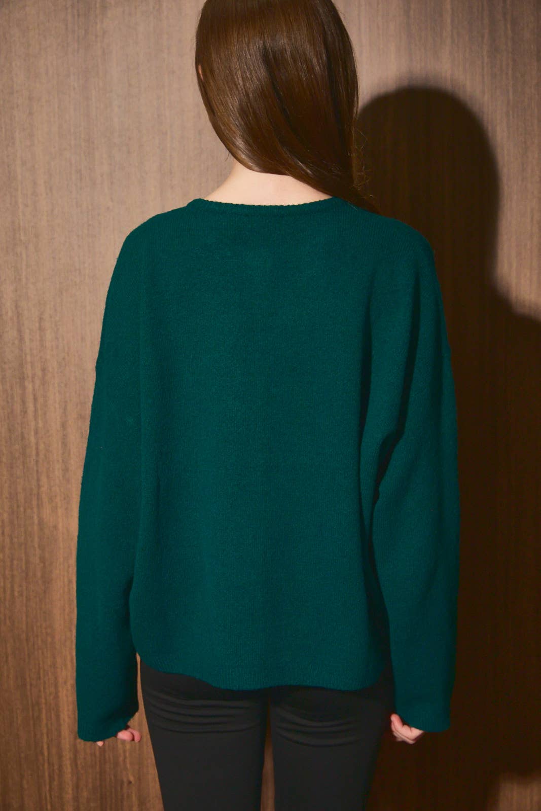 Oversized Lightweight Crew Neck Cardigan