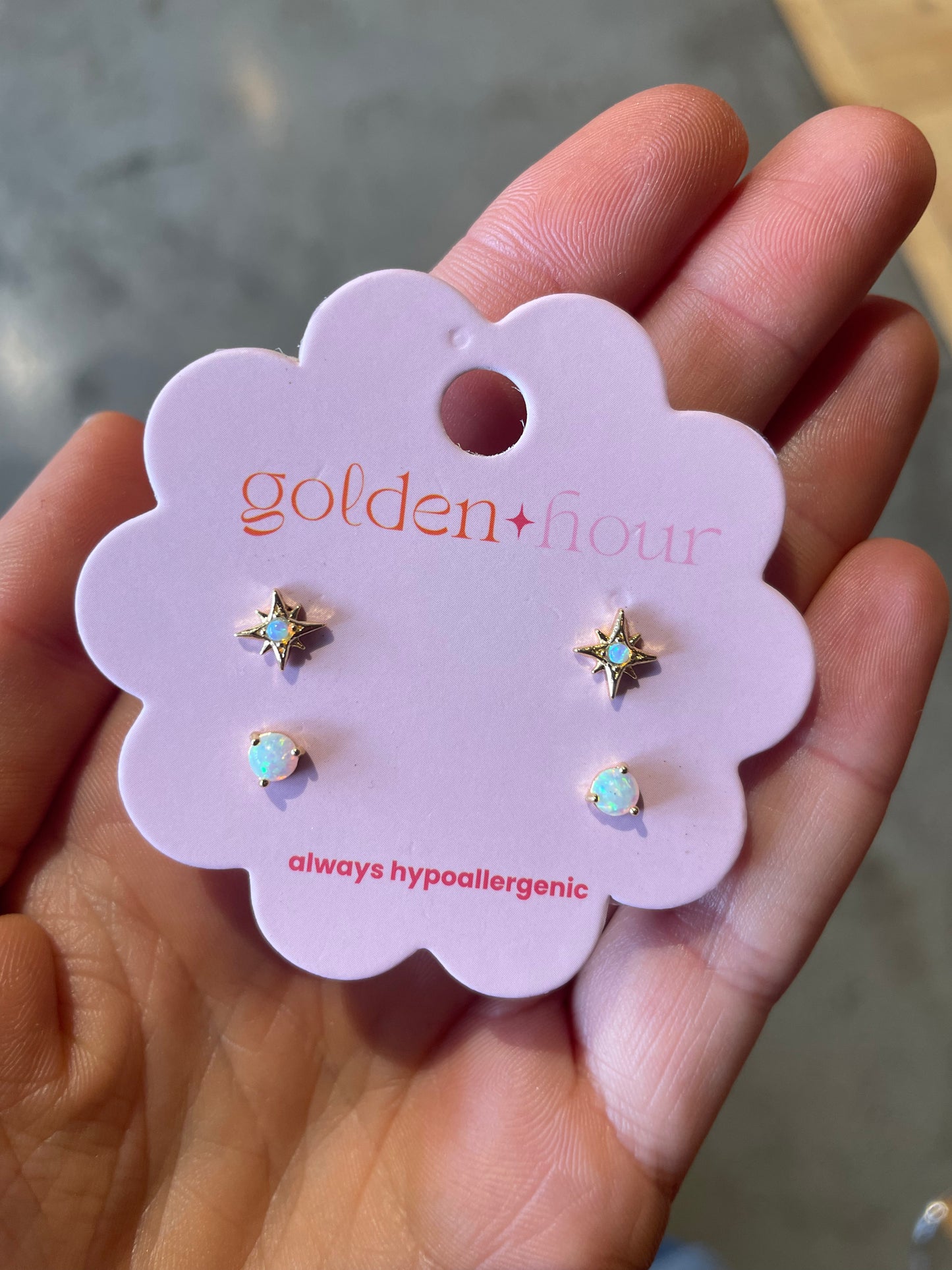 Opalescent Double Stud Pack