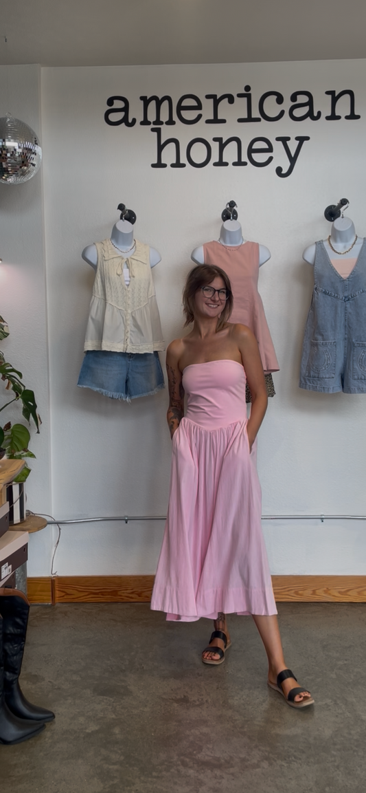 Strapless Maxi Dress