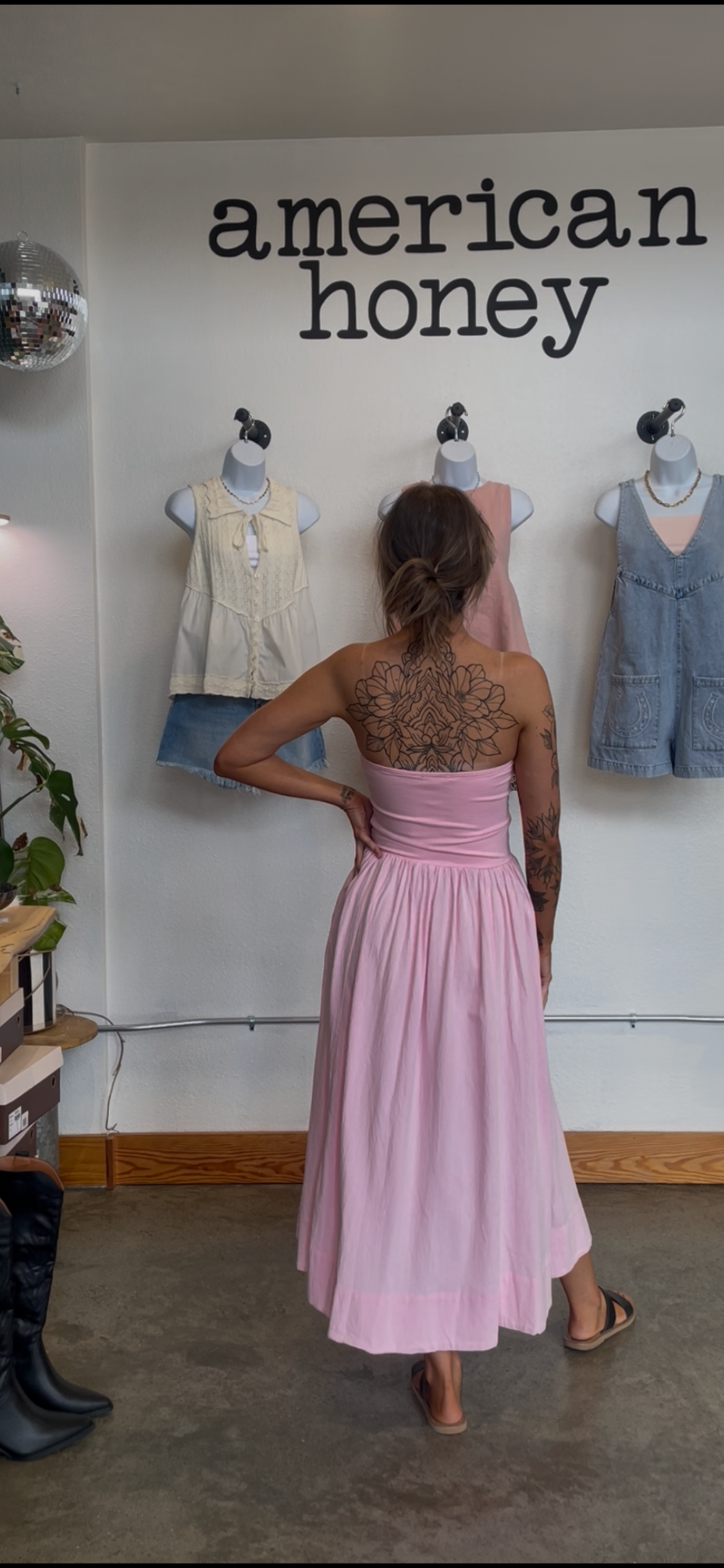 Strapless Maxi Dress