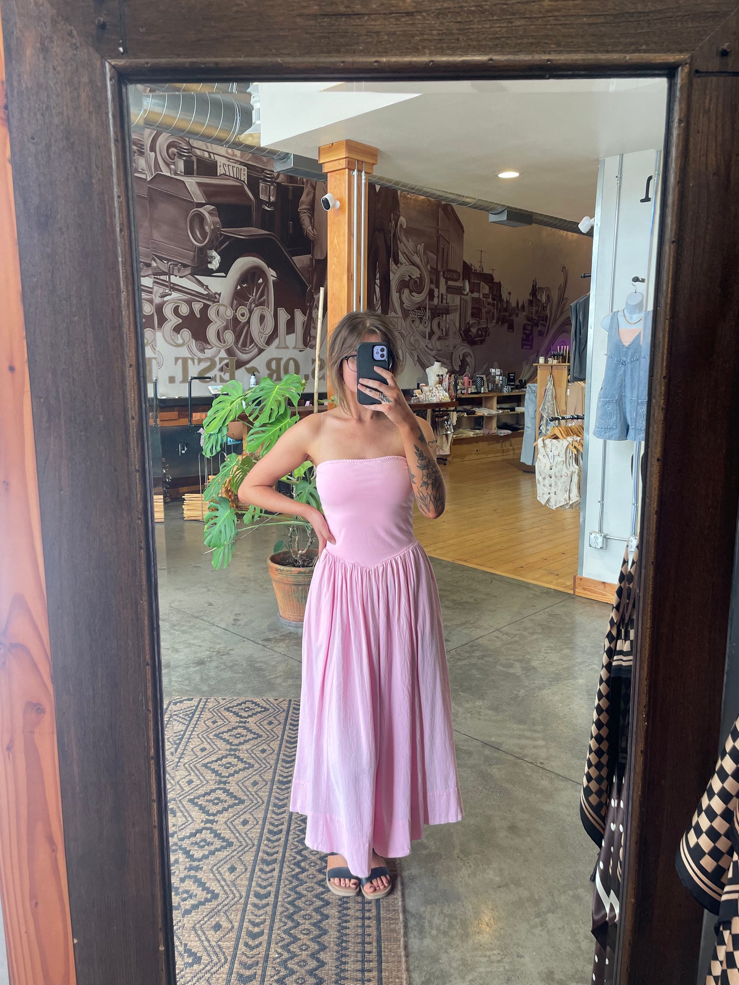 Strapless Maxi Dress